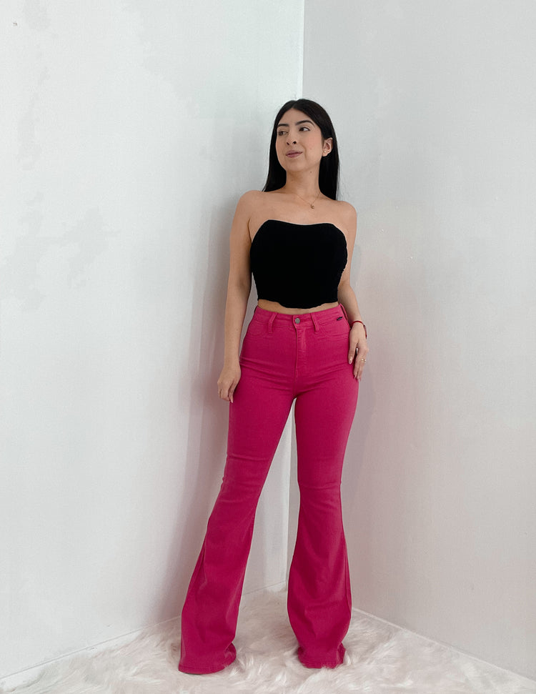 Pico Jeans In Hot Pink 33" inseam