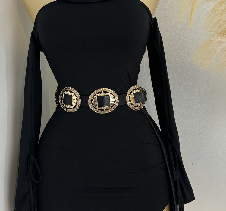 Western Concho Flower Belt