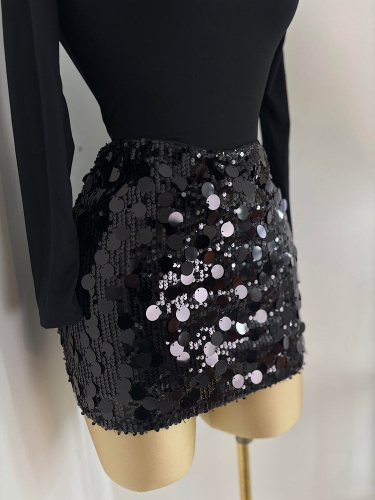 Sequin Mini Skort