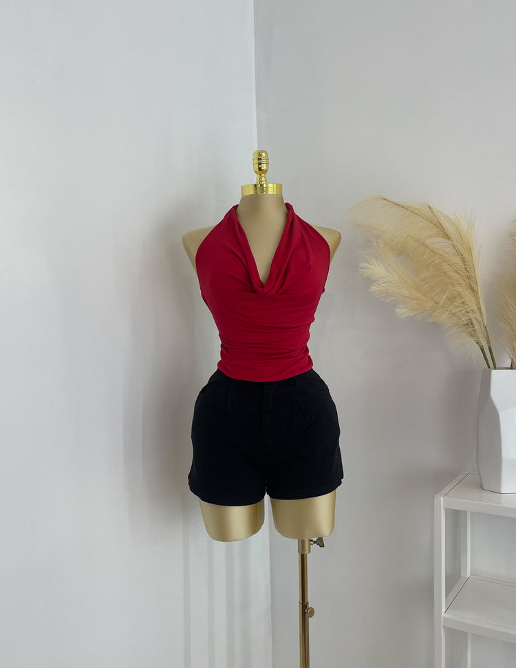 Astrid Open Back Halter Top