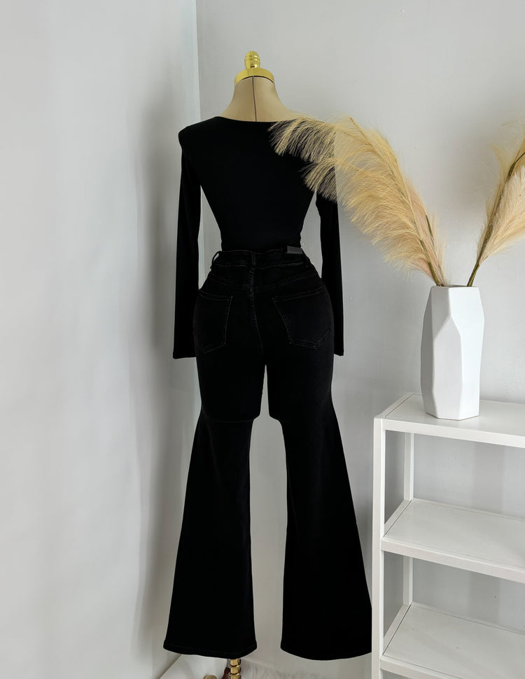 Black Bling Denim Jeans