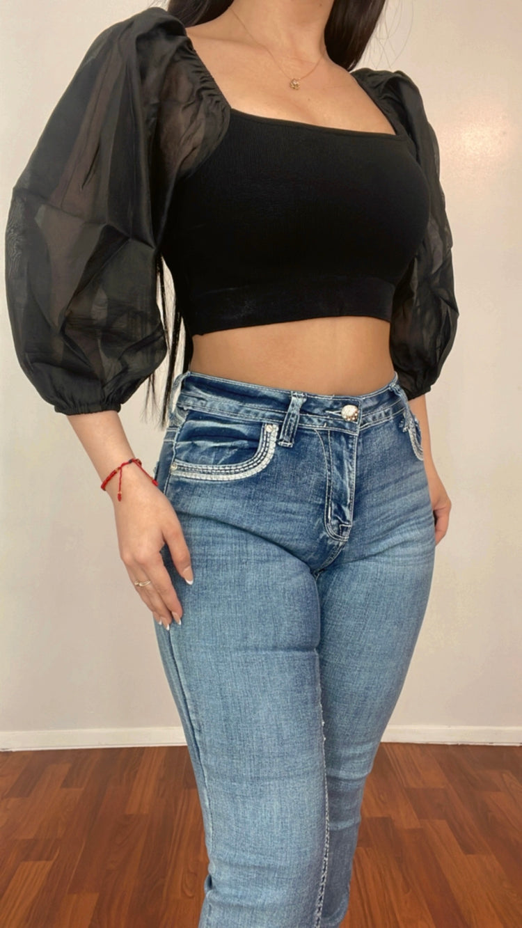 Rodeo Cruz Bling Jeans Med Wash