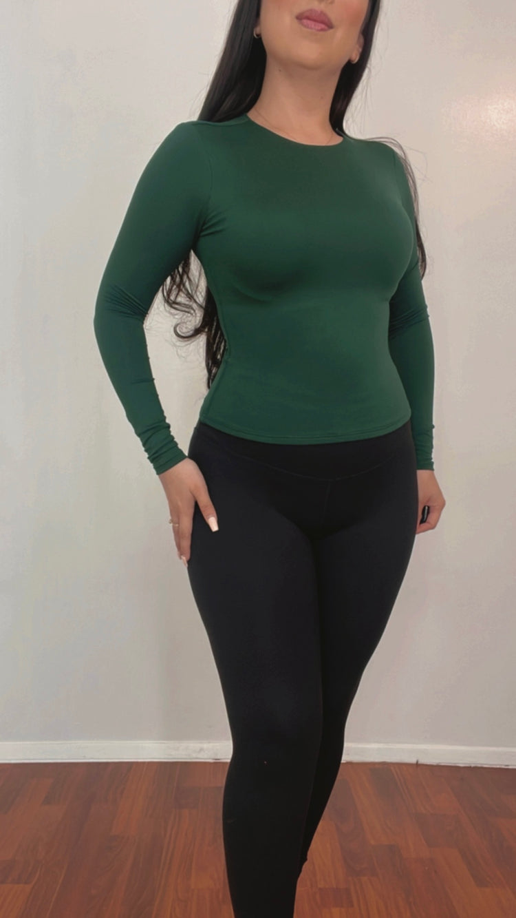 Buttery Soft Long Sleeve Emerald