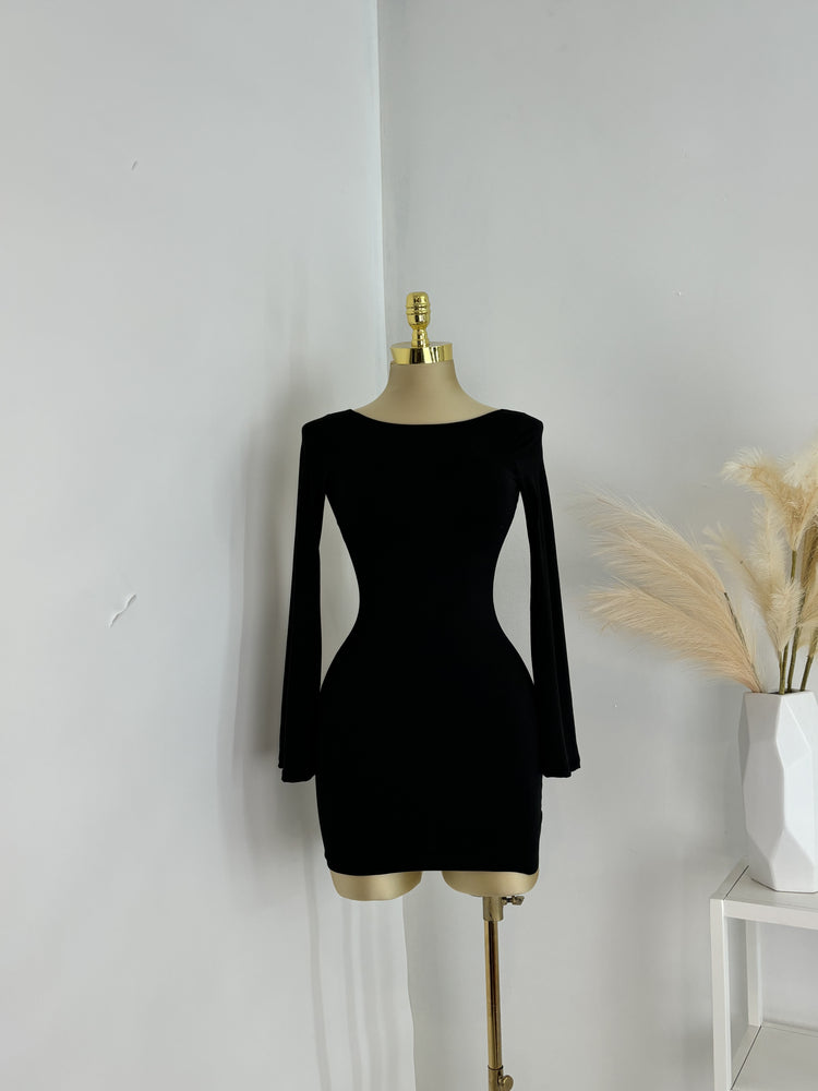 Coquette Bow Open Back Mini Dress