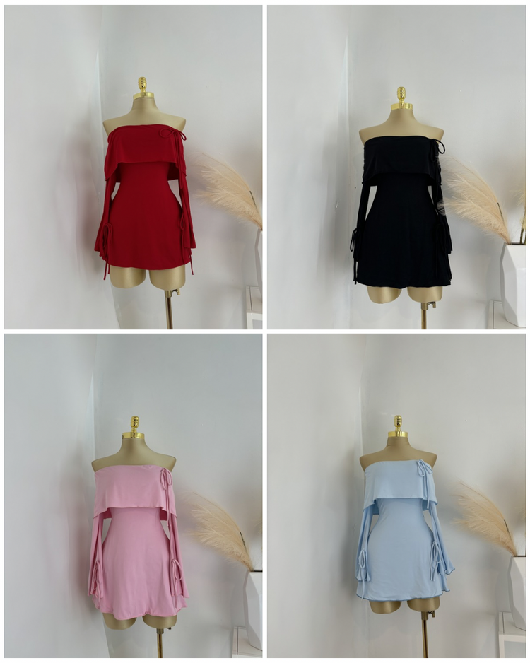 Cutie Off The Shoulder Dress