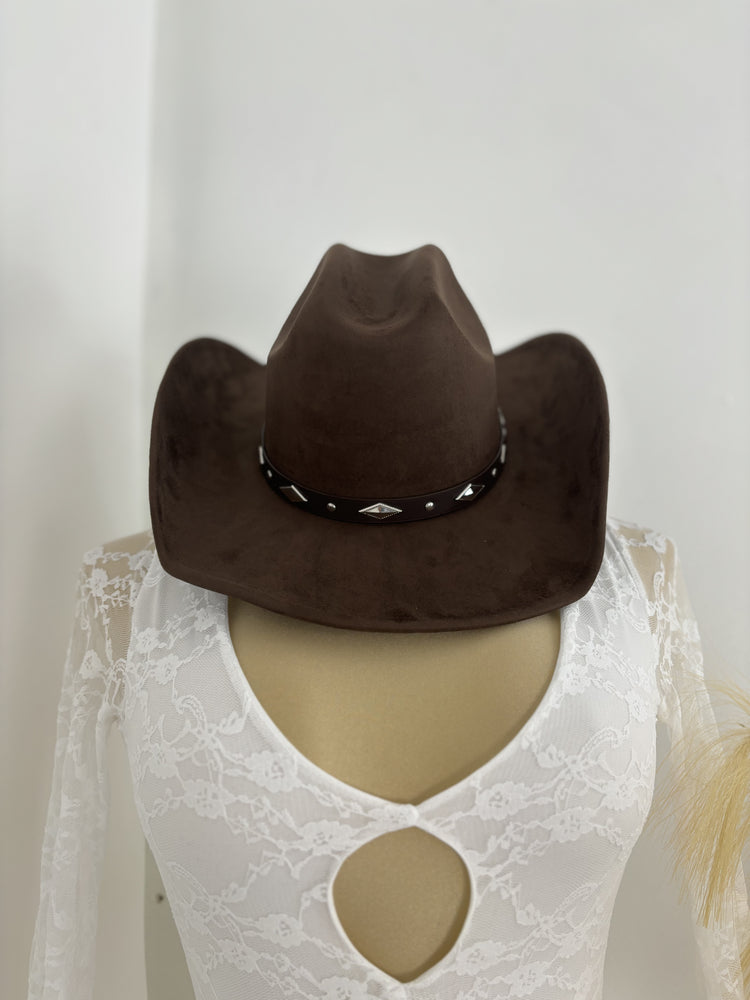 Dark Brown Western Hat
