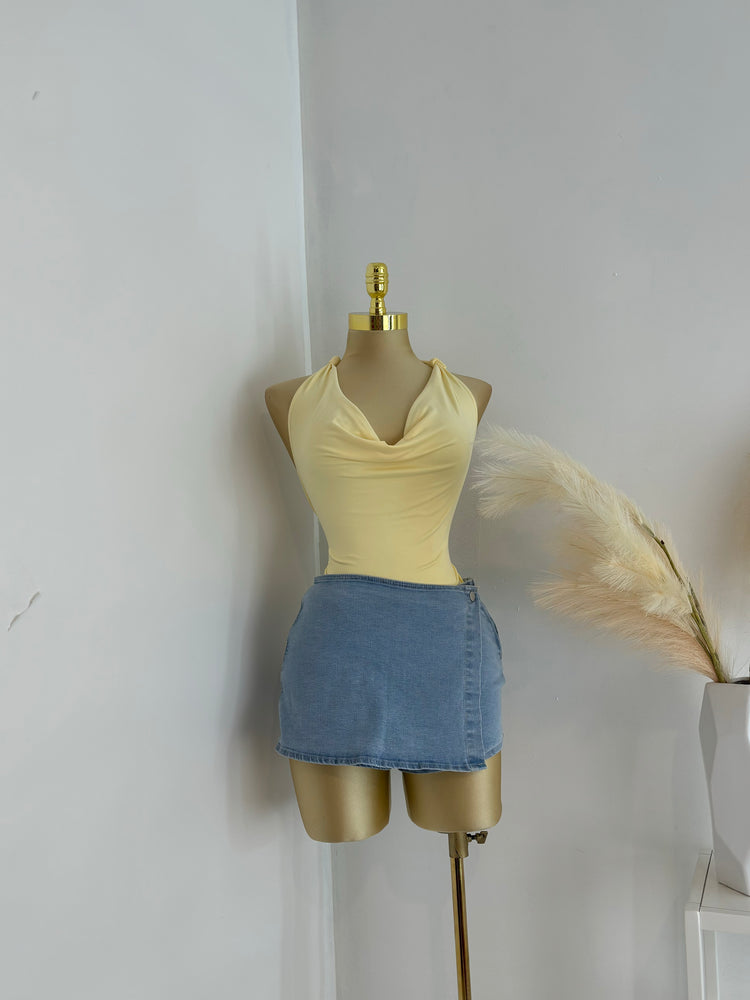 Denim Skort