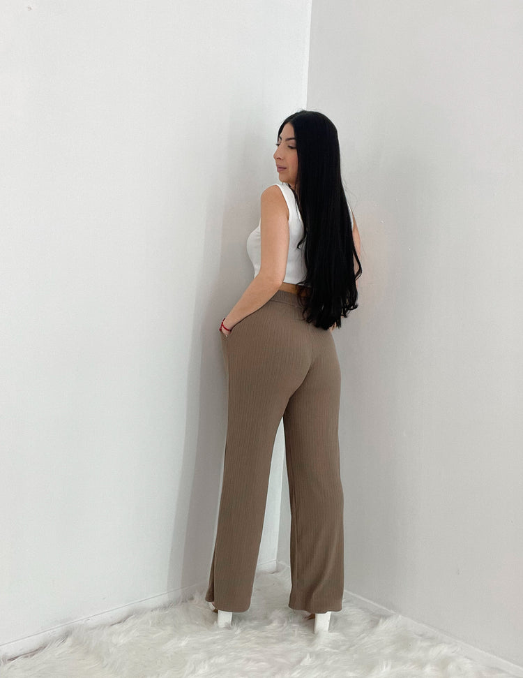 Dressy Pants In Color Mocha