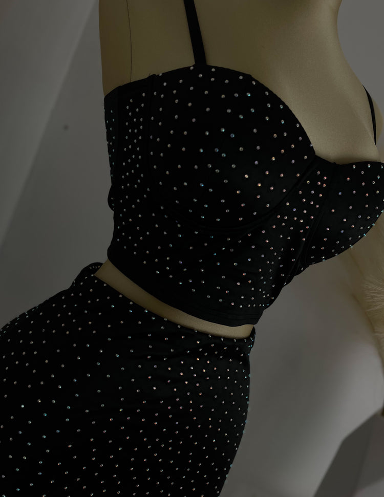 Exodo Bling Skirt and Top Set