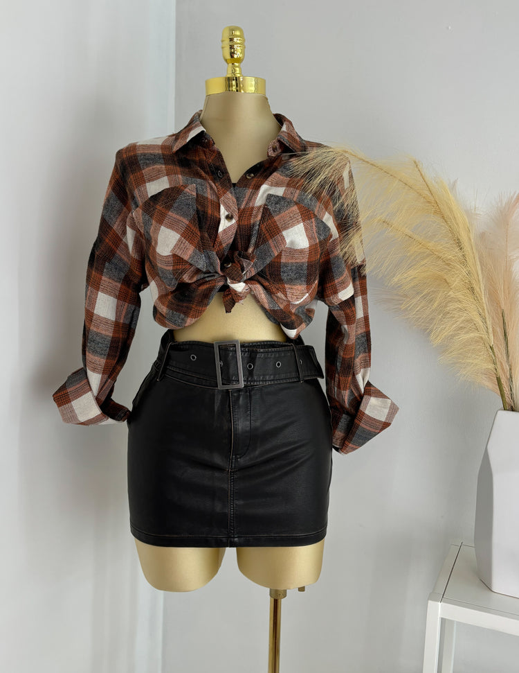 Fall For Me Mini Skirt