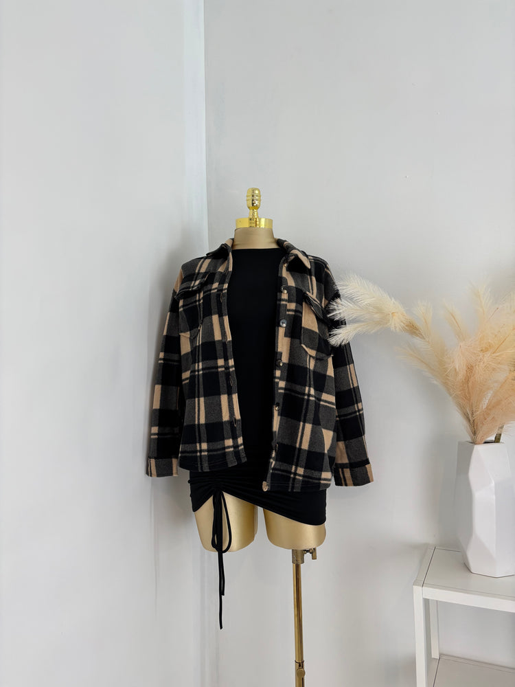 Fall Must Flannel Fleece Shackets