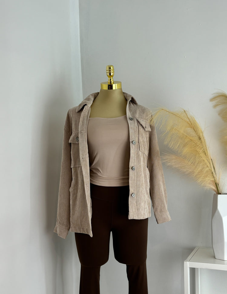 Fall Vibes Corduroy Shacket