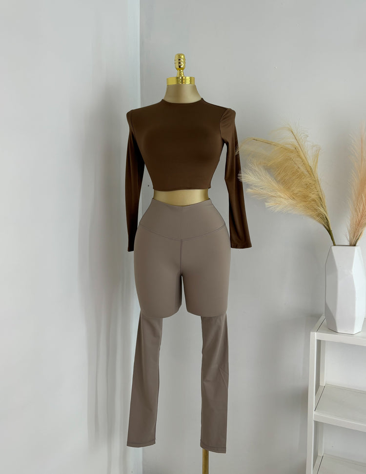 Go To Leggings In Taupe