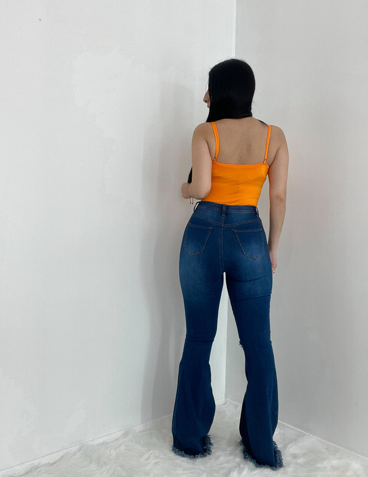 Light Up Your World Bodysuit In Orange