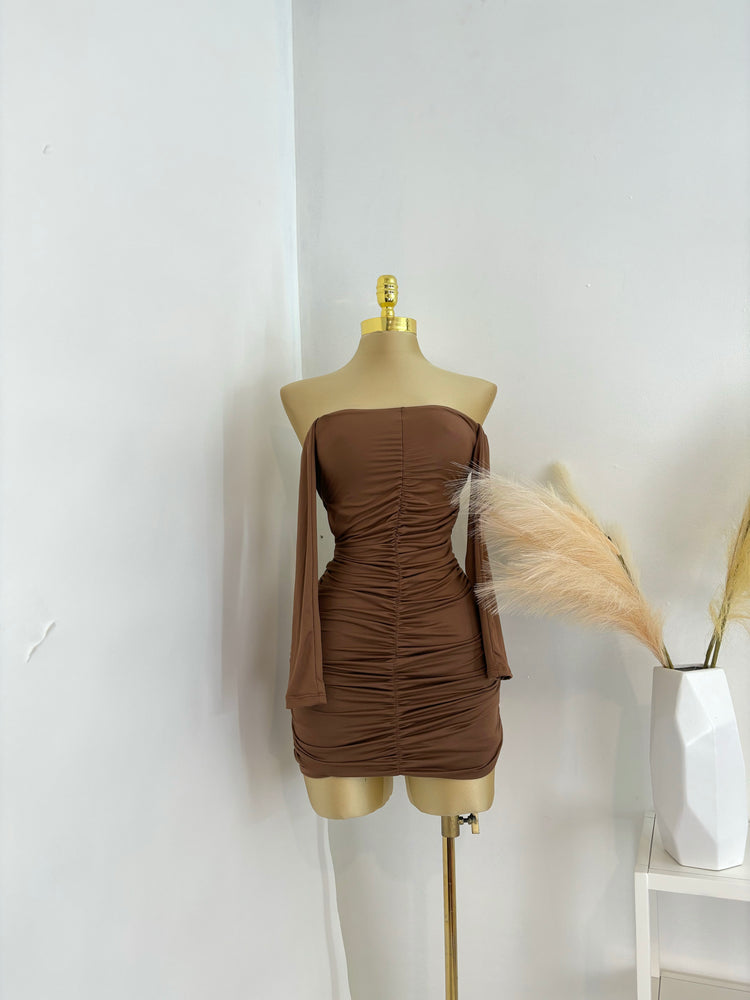 Open Back Mini Dress