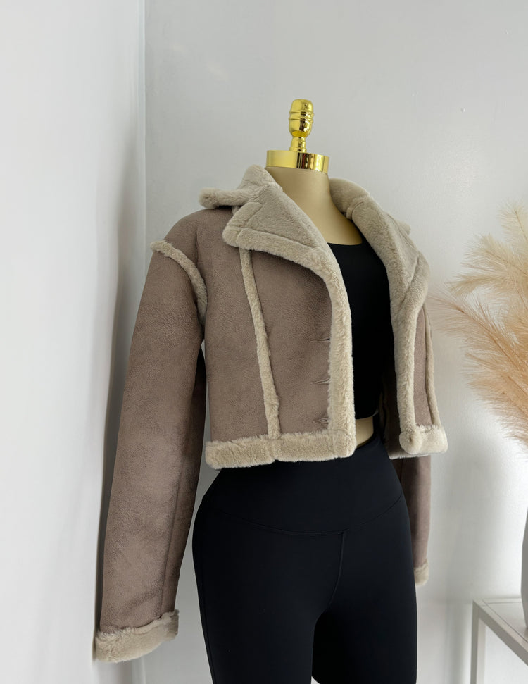 Polly Jacket In Beige