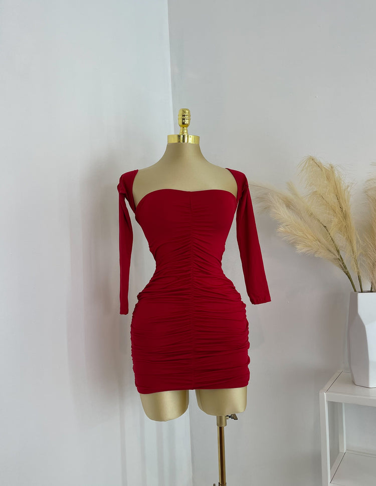 Open Back Mini Dress