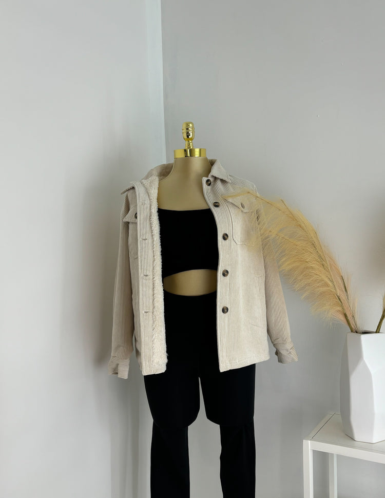 Sherpa Corduroy Shacket