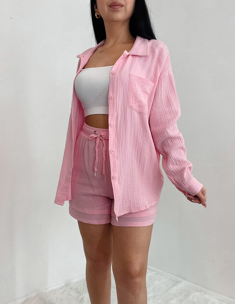 Sun Is Out Set In Color Light Pink