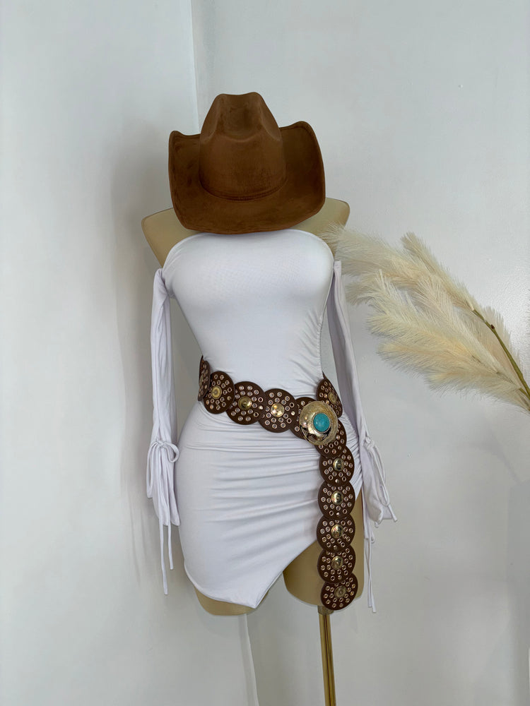 Western Round Belt Brown