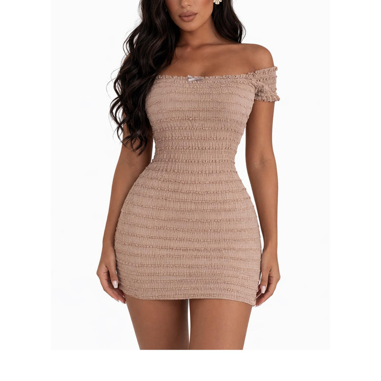 Perfect Off The Shoulder Mini Dress