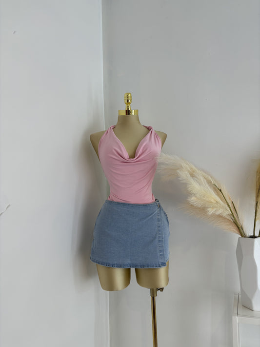 Astrid Open Back Halter Top
