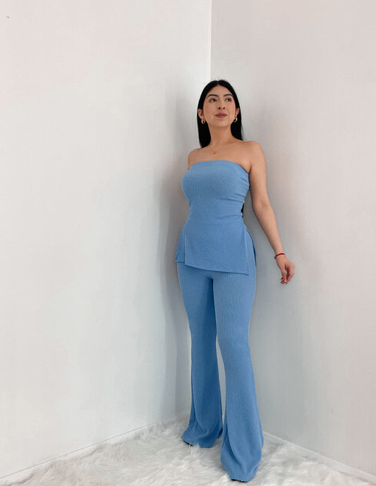 Baddie Set In Color Sky Blue