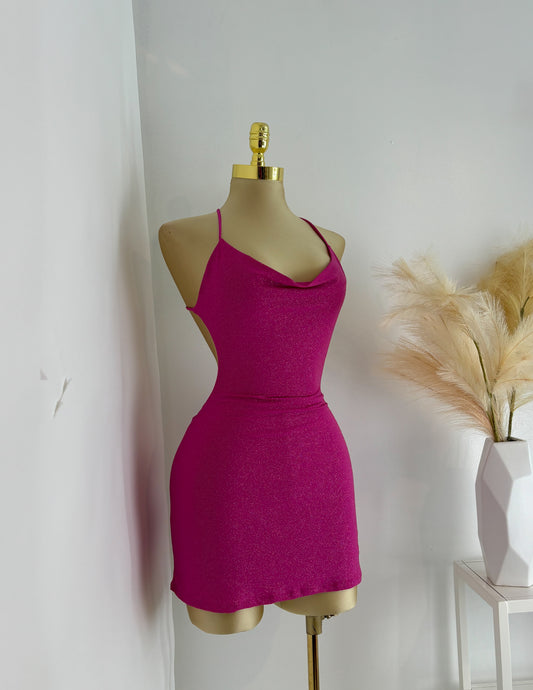 Glitter Dress With Shorts