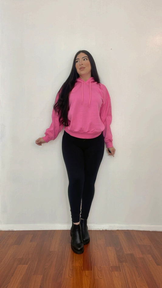 Bubble Gum Oversized Sweater Hoodie