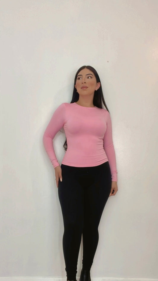 Buttery Soft Long Sleeve Pink