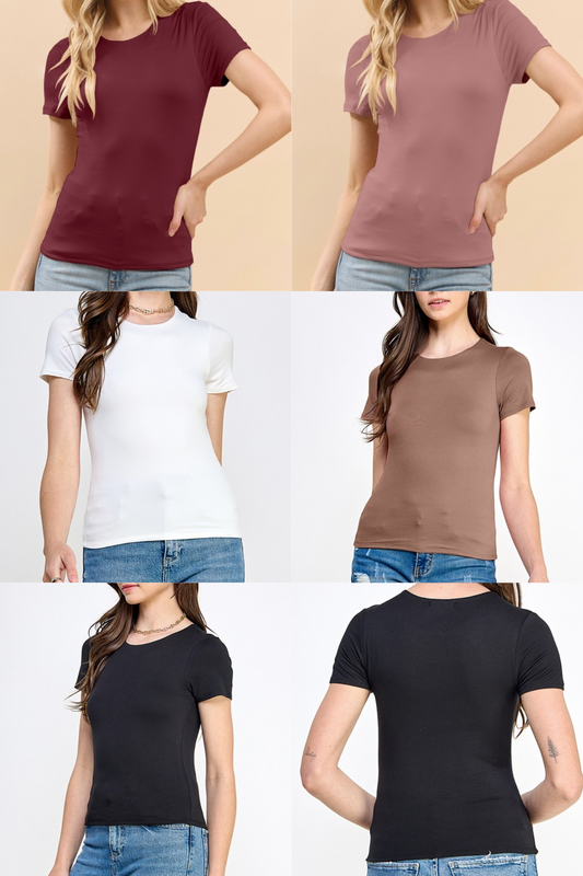 Crewneck Double Layered Top