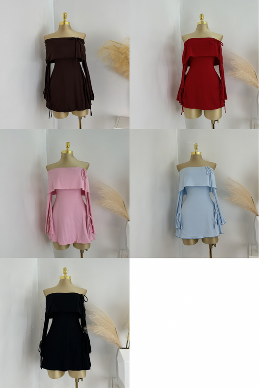 Cutie Off The Shoulder Dress