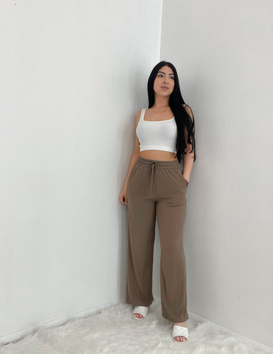 Dressy Pants In Color Mocha