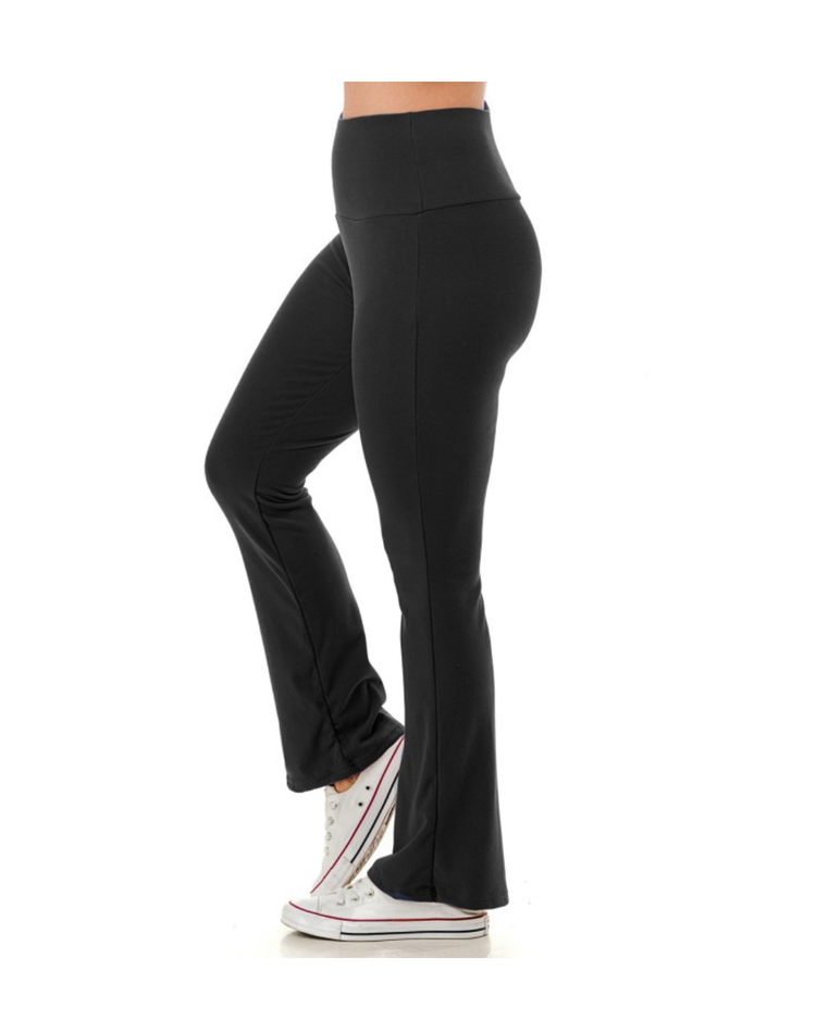Flared Fleece Warm Leggings