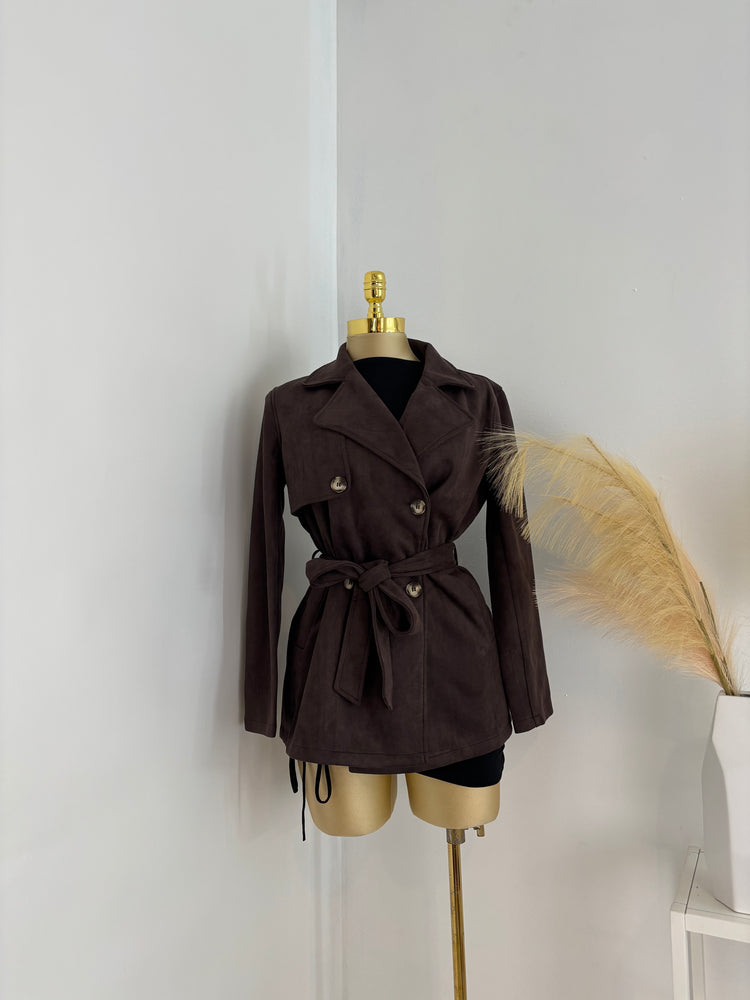 Holiday Suede Coat