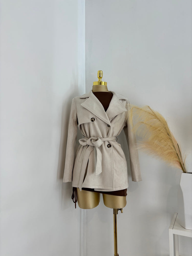 Holiday Suede Coat
