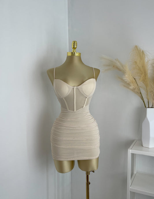 Corset Dress In Ivory
