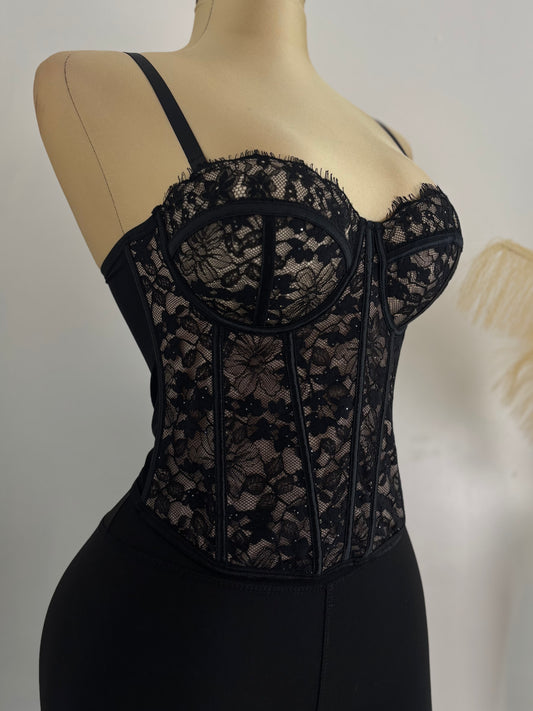 Lace Corset Top