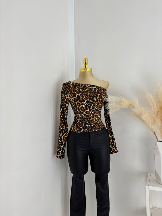 Love Double Layered Long Sleeve Top