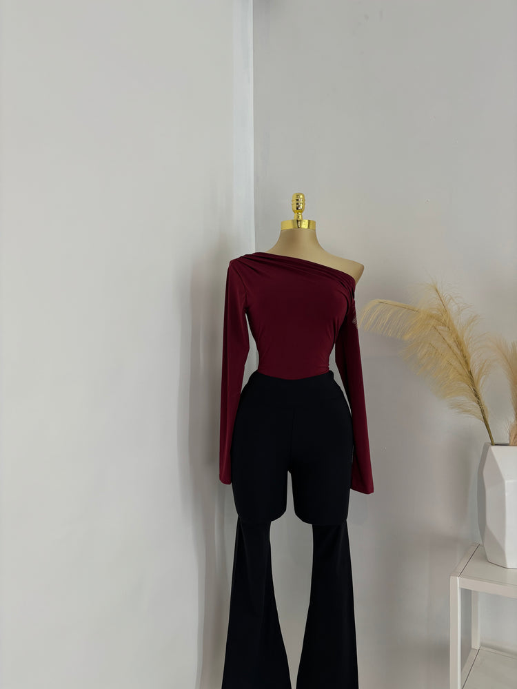 Love Double Layered Long Sleeve Top