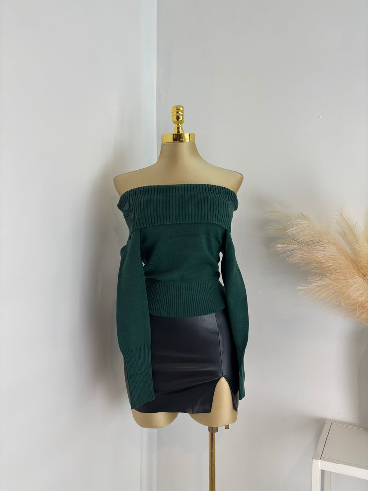 Off Shoulder Sweater Tops