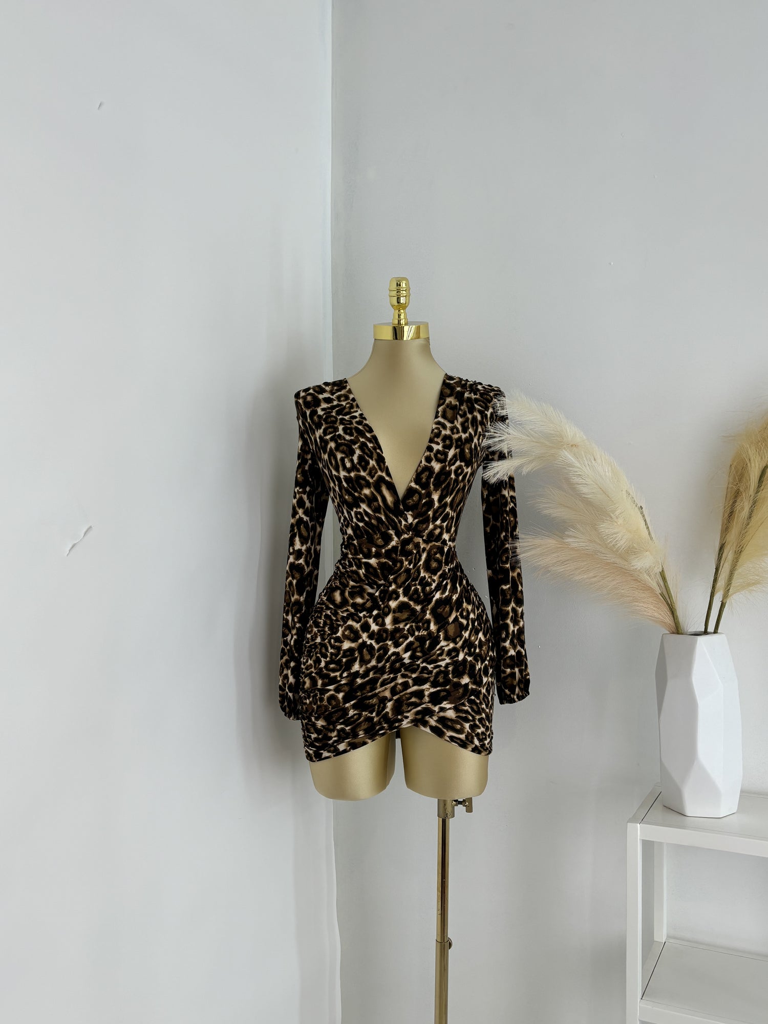 double layered mini dress Alexander Wang Pre Styled Mini Wrap Dress