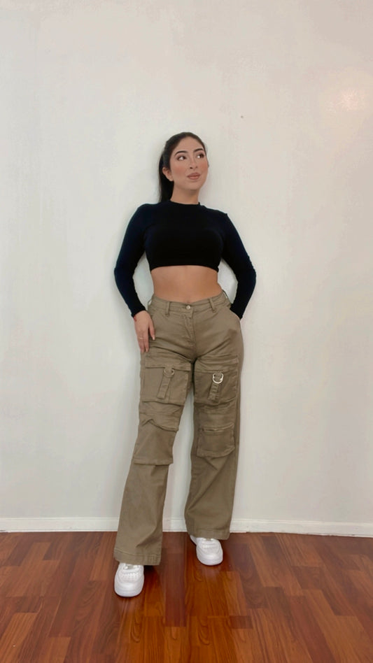 Taking Over Cargo Pants In Olive Green