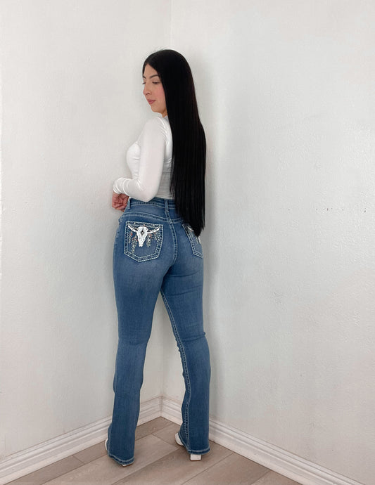 Torito Legendario Bling Flared Jeans SIZE UP