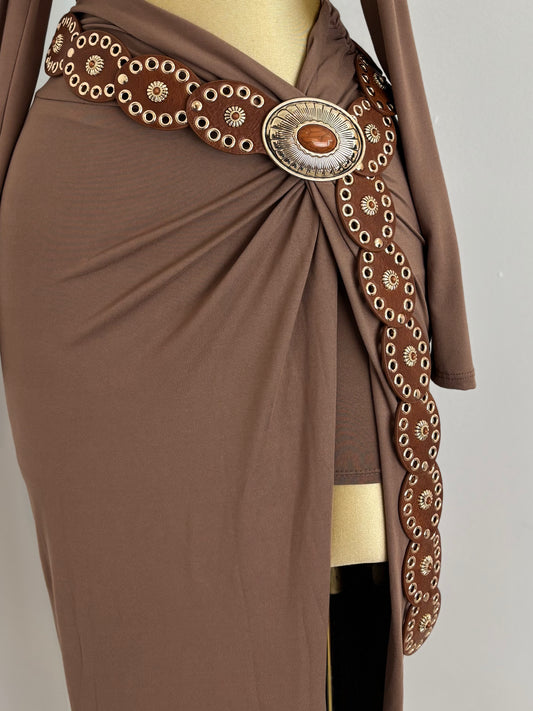 Brown Disc Belt